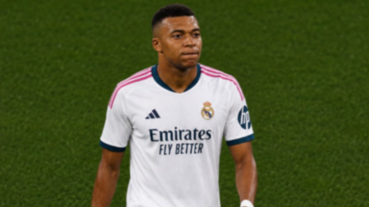 Kylian Mbappé in action for Real Madrid
